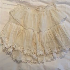 LoveShackFancy ruffle skirt